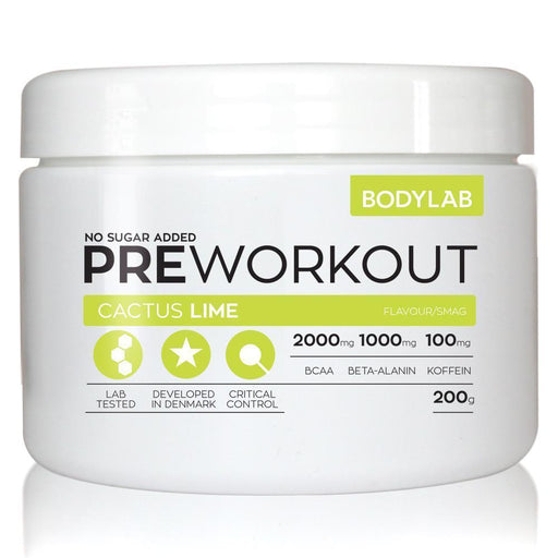 Bodylab Preworkout Cactus Lime Bodylab Pre-Workout (200 g)