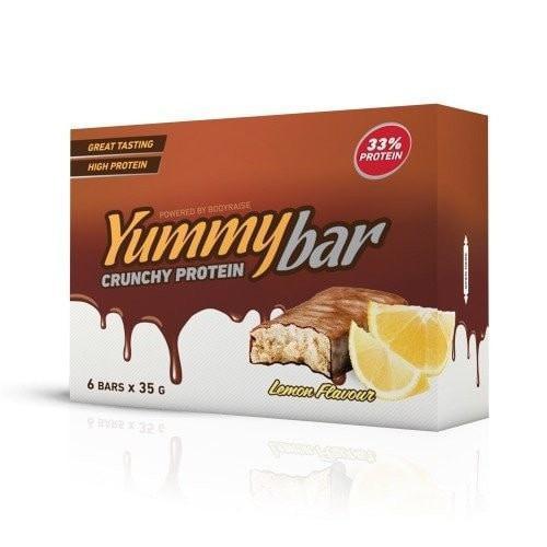 Bodyraise Energy & Endurance Lemon 6 x Yummy Bar Crunchy Protein 35 g