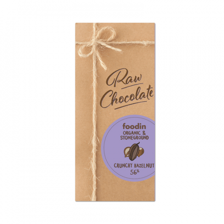 Foodin Crunchy Hazelnut Organic Raw Chocolate Bar (30 g)