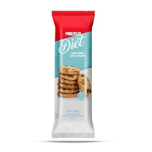 Prozis Diet Sports Nutrition Chocolate Chip Cookie Dough Diet Bar 35 g