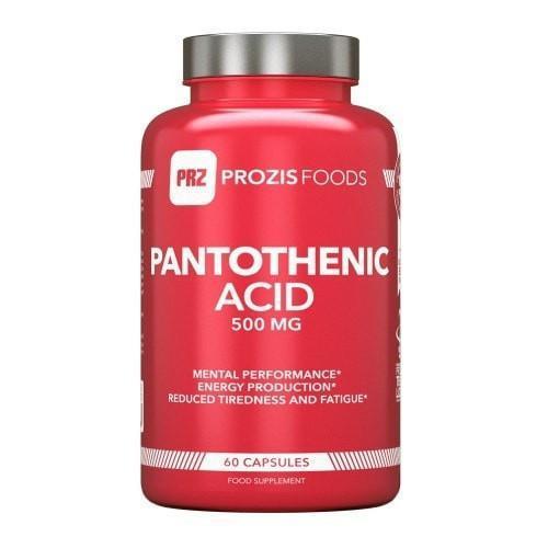 Prozis Foods Sports Nutrition Pantothenic Acid Vitamin B5 500 mg 60 caps