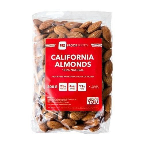 Prozis Foods well being California Almonds 200 g