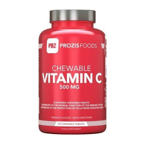 Prozis Foods well being Vitamin C 500 mg 90 chew tabs
