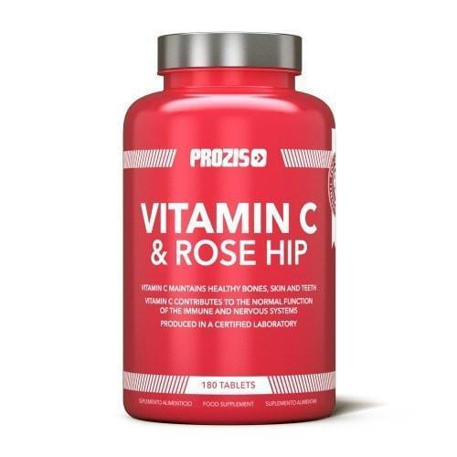 Prozis Foods well being Vitamin C 500mg + Rosehip 180 tabs