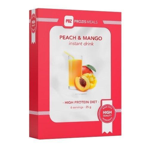 Prozis Meals Sports Nutrition Peach and Mango 6 x Instant Drink 25 g