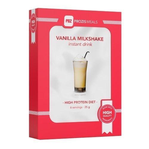 Prozis Meals Sports Nutrition Vanilla Milkshake 6 x Instant Drink 25 g