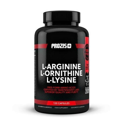 Prozis Sport Sports Nutrition L-Arginine L-Ornithine L-Lysine 120 caps