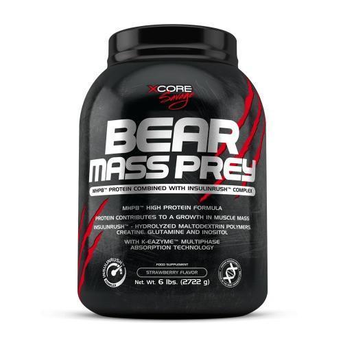 XCORE Savage Sports Nutrition StrawberryCream Bear Mass Prey 6lbs (2722g)